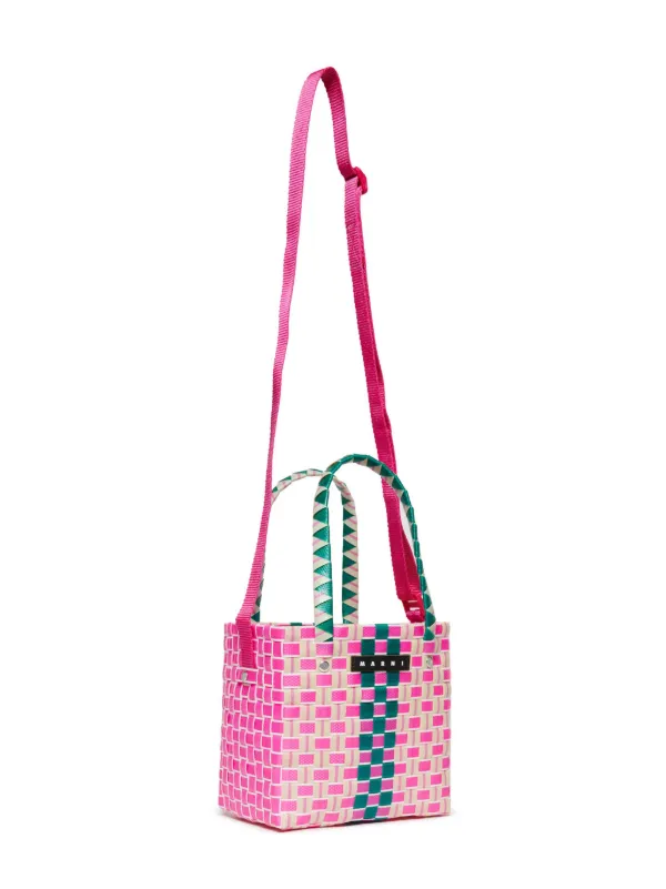 Marni Kids Basket Bag | Pink | FARFETCH Marni Kids Basket Bag | Pink | FARFETCH