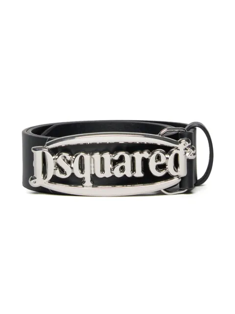 DSQUARED2 KIDS logo-buckle belt