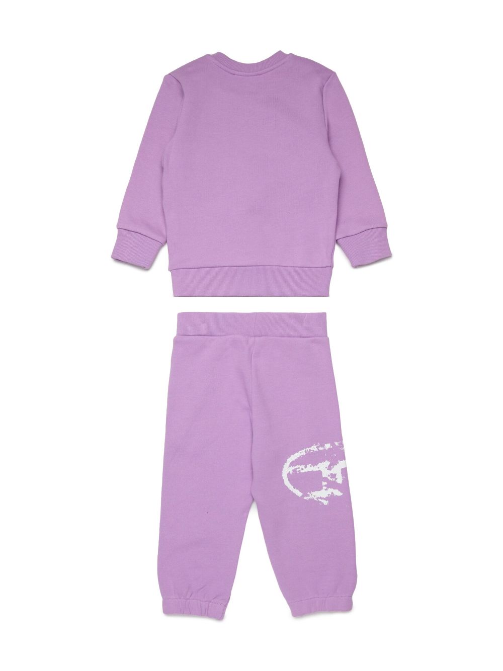 Diesel Kids logo tracksuit - Purple