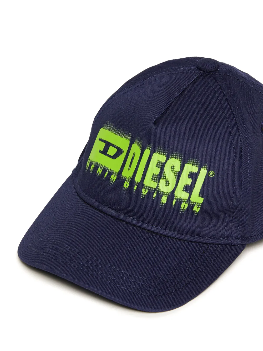 Diesel Kids Honkbalpet met logoprint Blauw