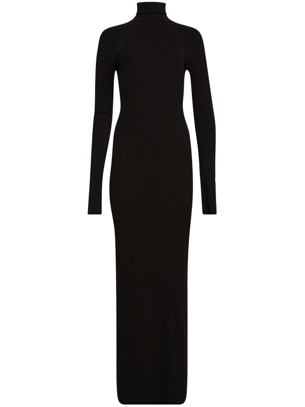 ETERNE turtleneck maxi dress - Black