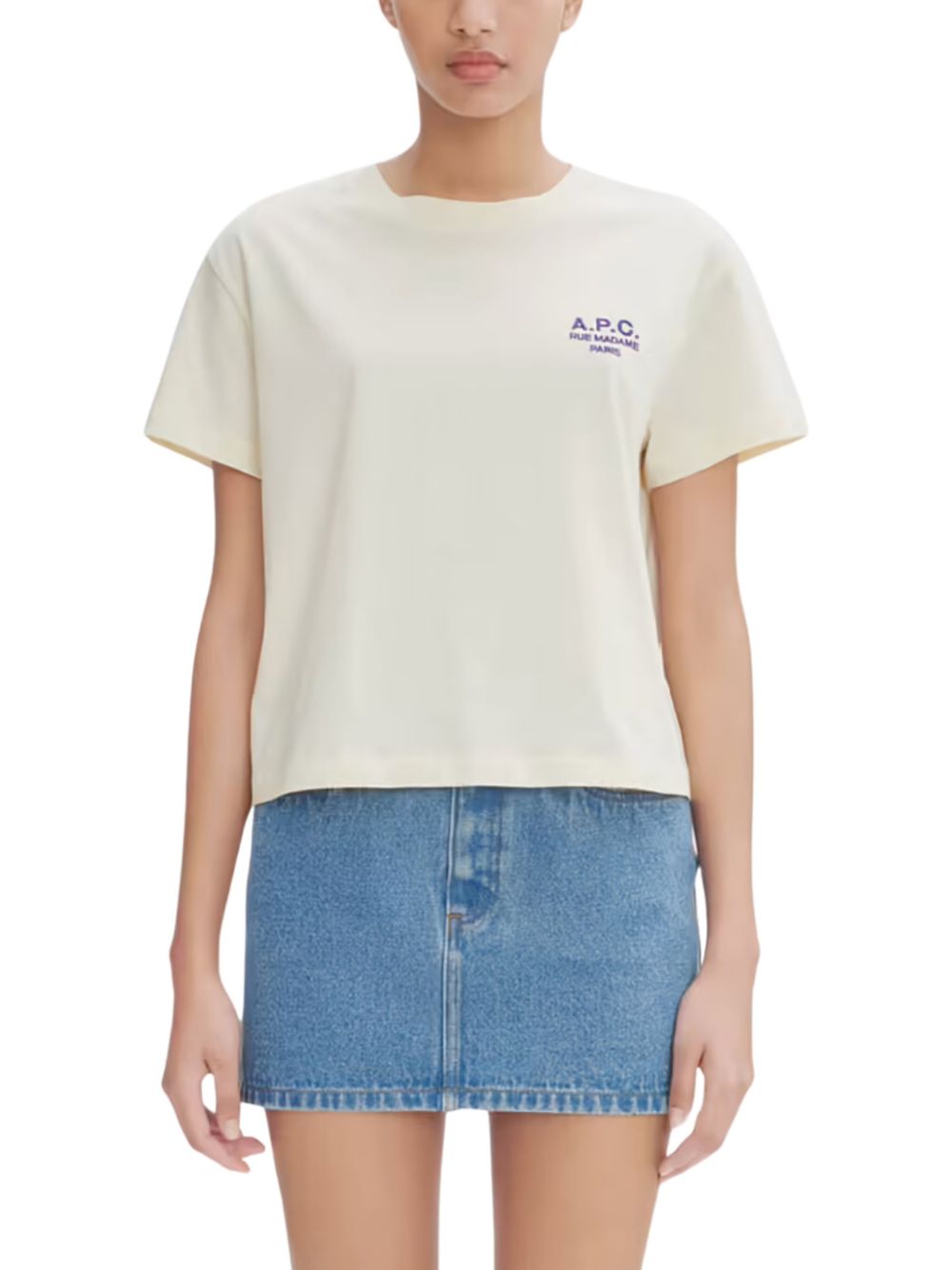 A.P.C. Boxy Rue Madame T-shirt - White