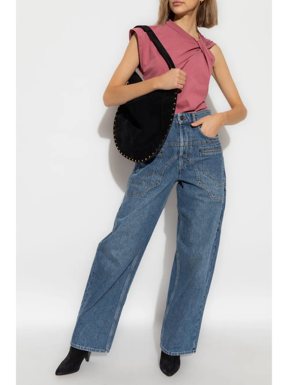 ISABEL MARANT Nayda top - Roze