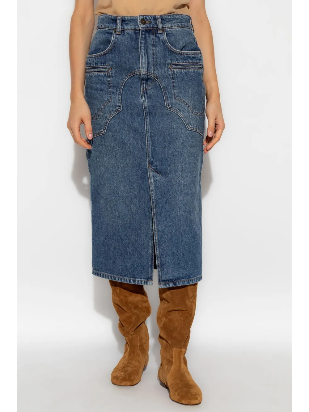 Rep ISABEL MARANT Britt denim skirt Women