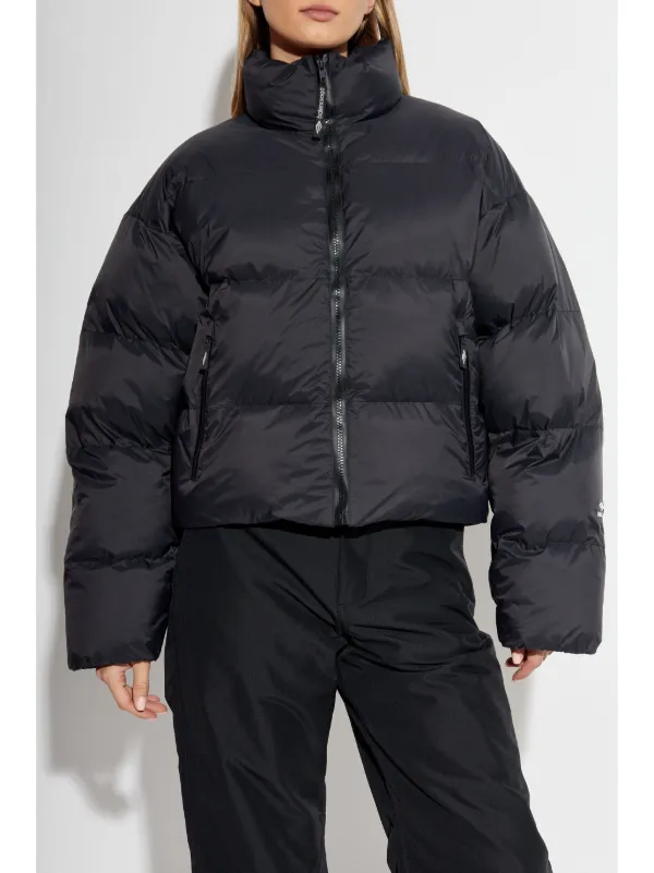 Balenciaga Cropped Ski Jacket Black FARFETCH AO