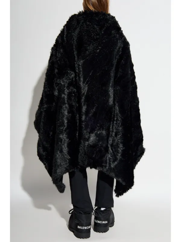 Balenciaga faux fur coat sales