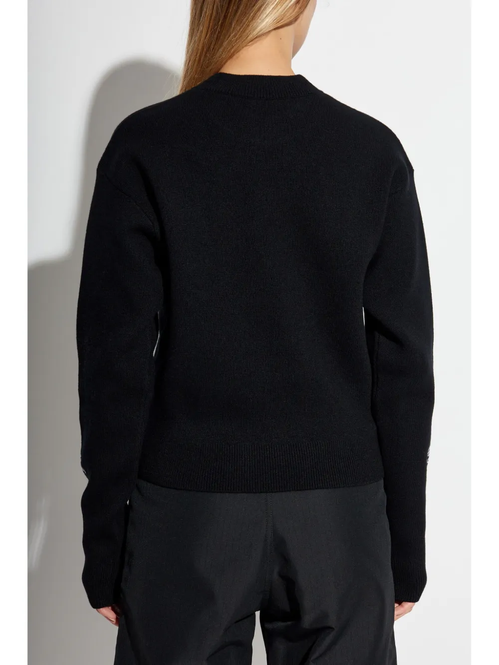 Balenciaga Trui met geborduurd logo Zwart