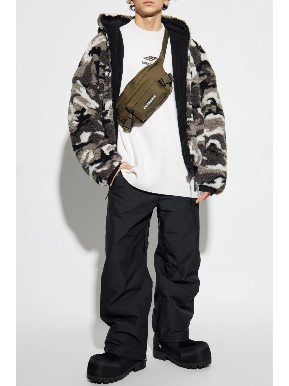 Balenciaga Trui met ronde hals - Wit