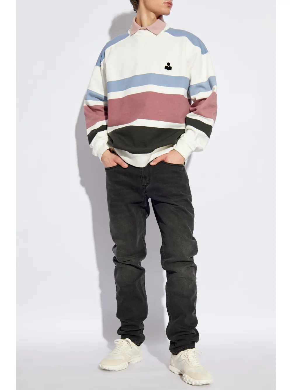 MARANT Sweater met print - Geel