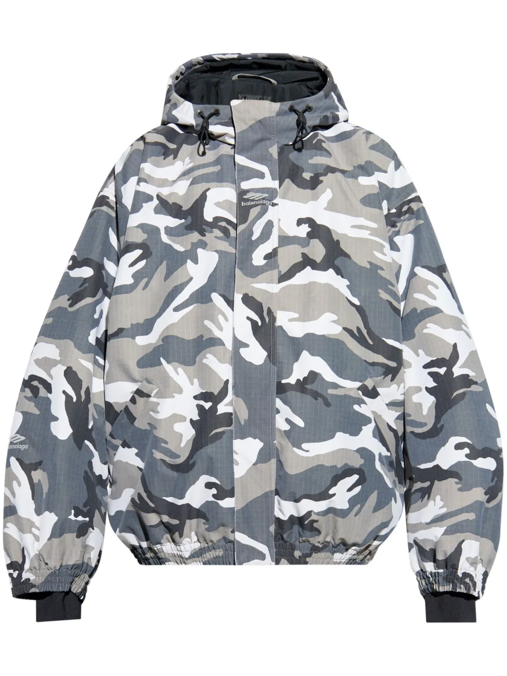 Balenciaga Camo ski jacket men Polyester Polyester Polyurethane 48 Grey