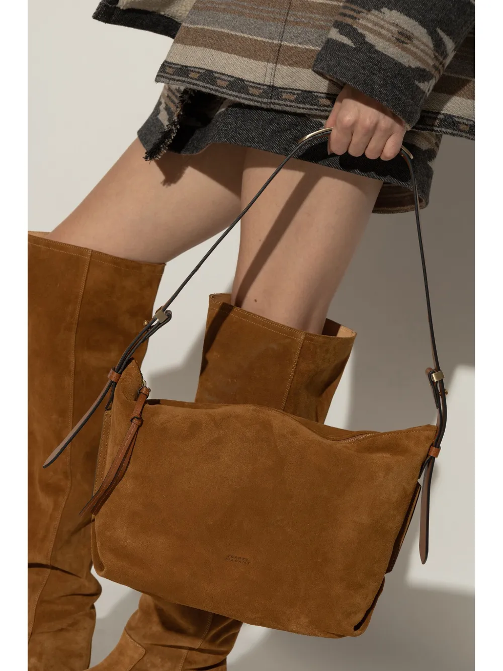 ISABEL MARANT Leyden shoulder bag - Bruin