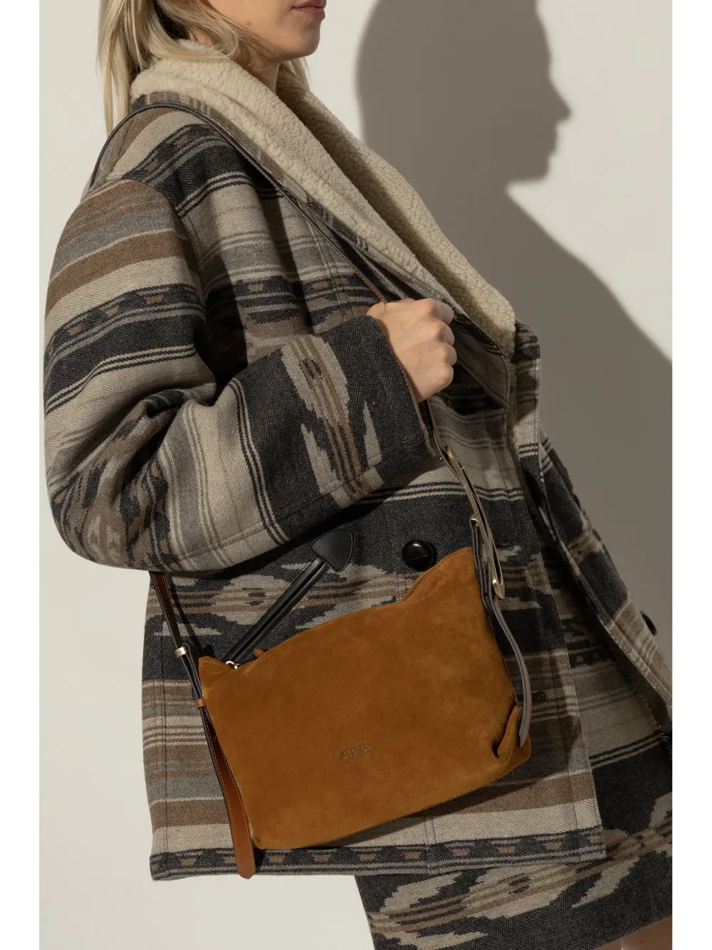 ISABEL MARANT mini Leyden shoulder bag - Bruin