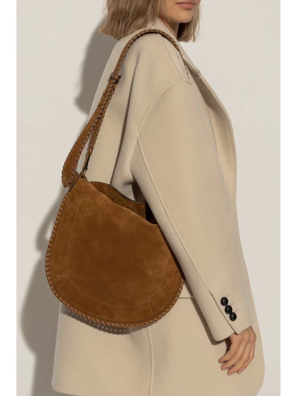 ISABEL MARANT Oskan Hobo shoulder bag - Bruin