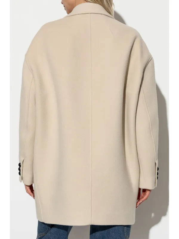 ISABEL MARANT Campbelle single-breasted Coat | Neutrals ISABEL MARANT Campbelle single-breasted Coat | Neutrals