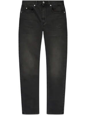 Balmain ダメージ スリムジーンズ | ブラック | FARFETCH JP