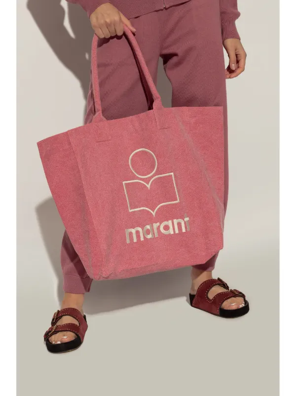 トートバッグ Yenky Ge Shopper Bag - Isabel Marant - Cotton - Red ISABEL MARANT Yenky Tote Bag | Red | FARFETCH
