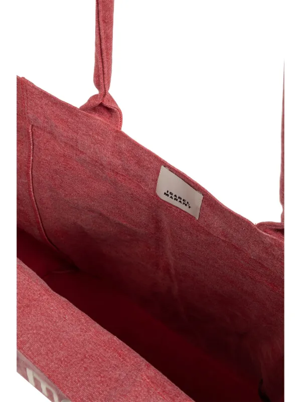 トートバッグ Yenky Ge Shopper Bag - Isabel Marant - Cotton - Red ISABEL MARANT Yenky Tote Bag | Red | FARFETCH