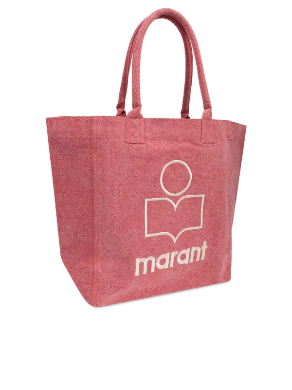 トートバッグ Small Yenky Ge Shopper Bag - Isabel Marant - Cotton - Red ISABEL MARANT Yenky Tote Bag | Red | FARFETCH