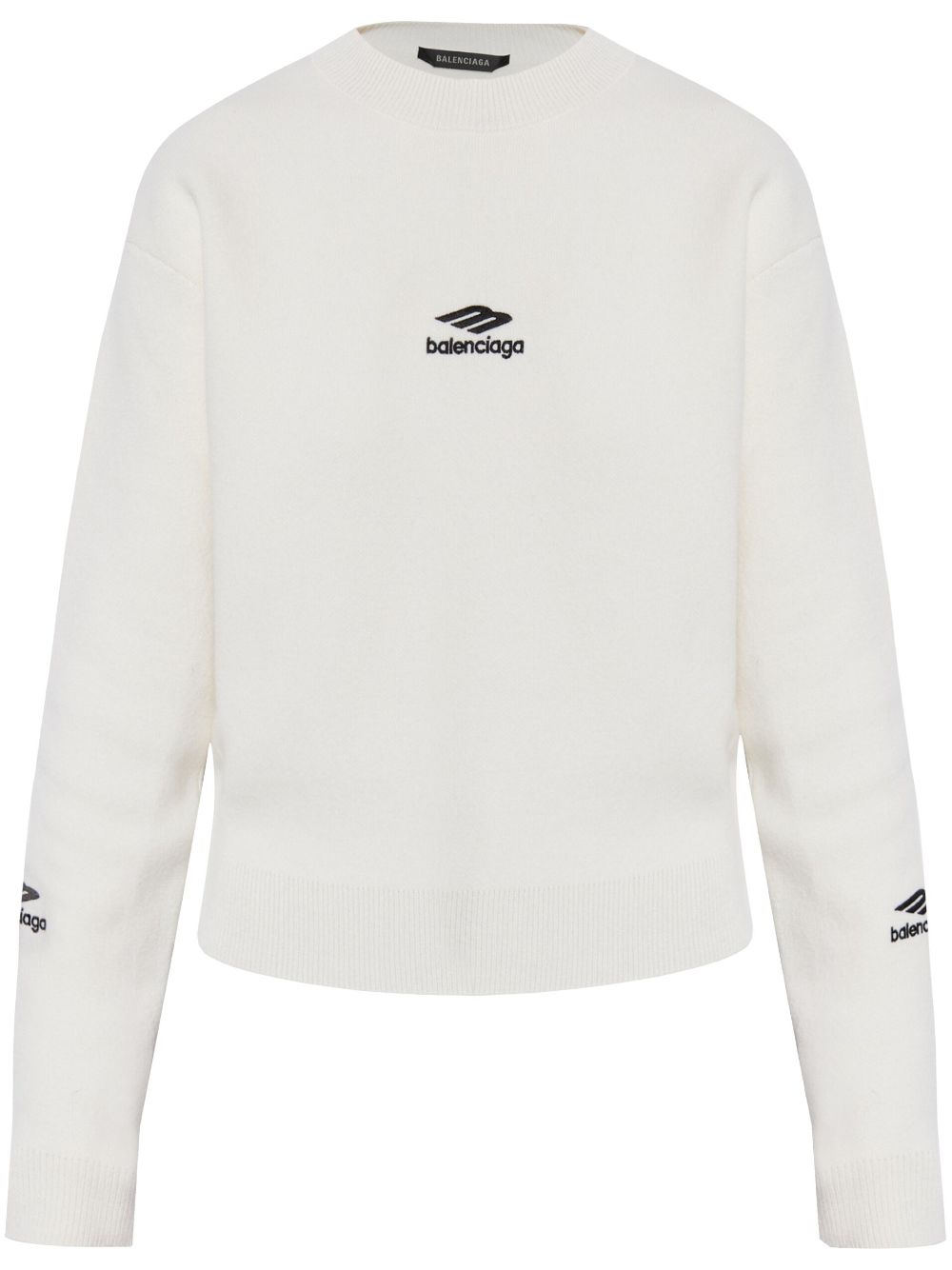 logo-embroidered sweater