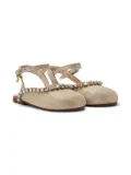 BabyWalker leather ballerina shoes - Gold