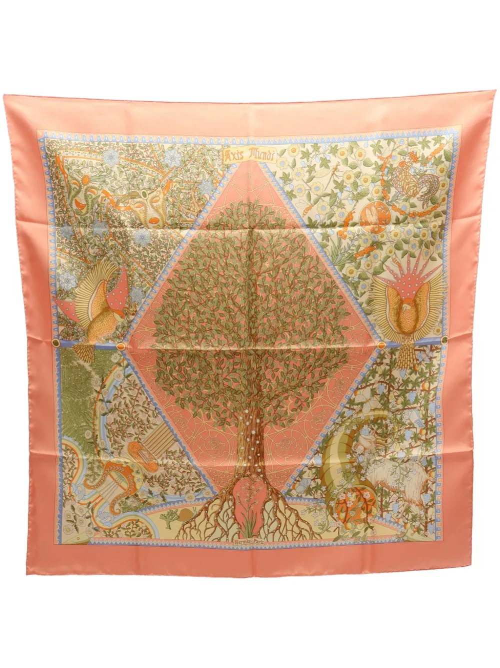 Hermes 2010s Carres 90 Axis Mundi scarf Women