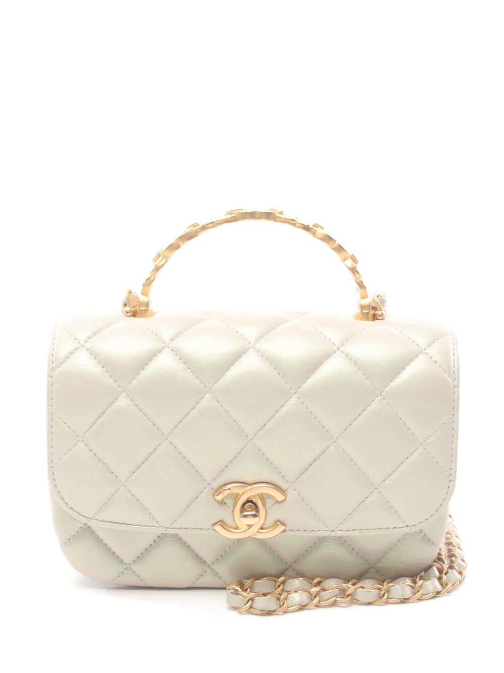 CHANEL 2021 diamond-quilted two-way bag Women