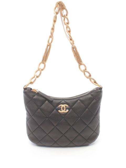 HOT SALE CHANEL 2021 diamond-quilted shoulder bag Women