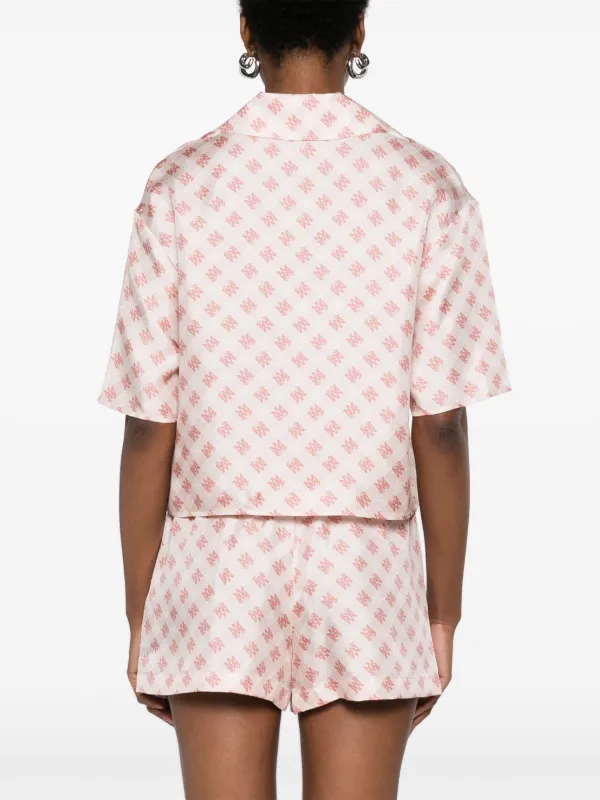 AMIRI MA logo-print Shirt | Pink | FARFETCH