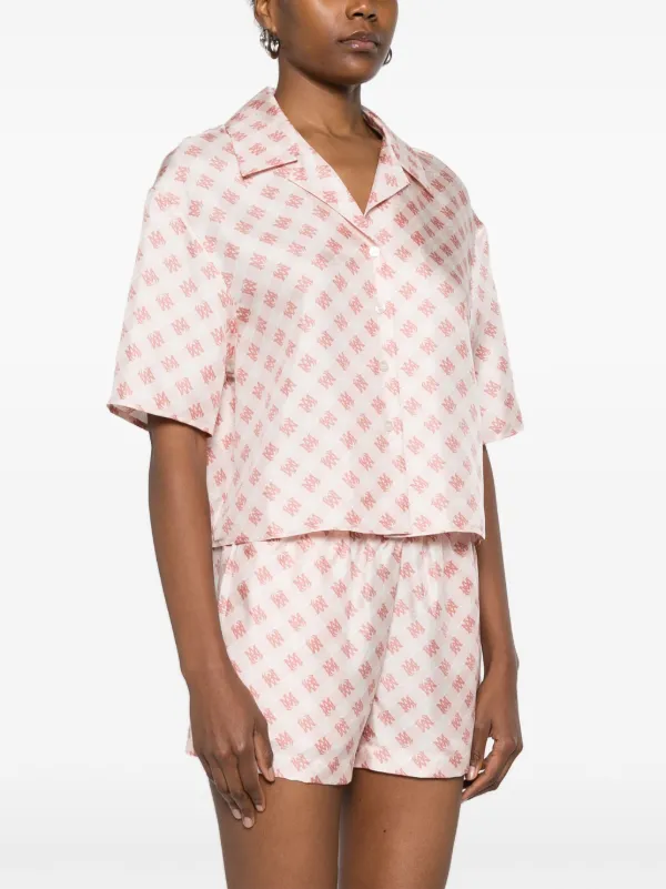 AMIRI MA logo-print Shirt | Pink | FARFETCH