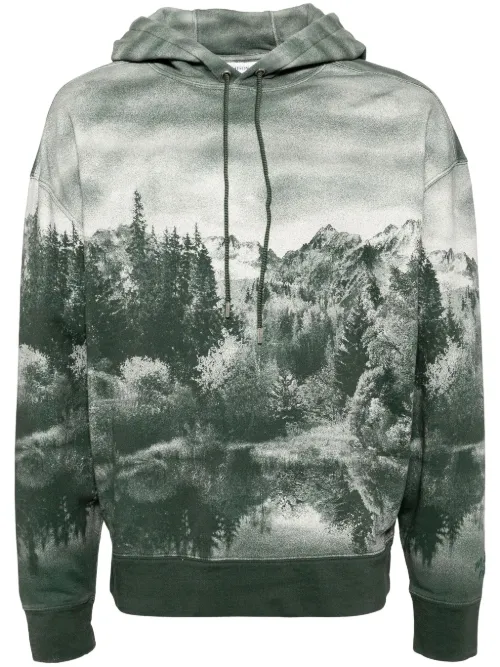 Hoodie Landscape - Maison Kitsuné - Modalova