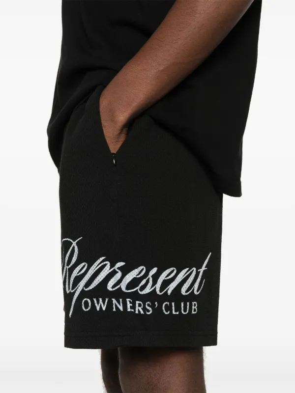 Represent Owners Club Shorts | Black | FARFETCH