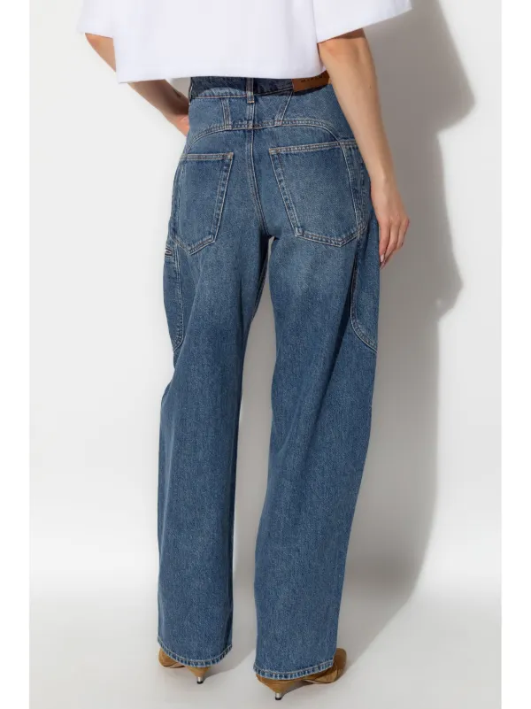デニム・ジーパン Isabel Marant Beryl Denim Jeans ISABEL MARANT Beryl wide-leg Jeans | Blue | FARFETCH
