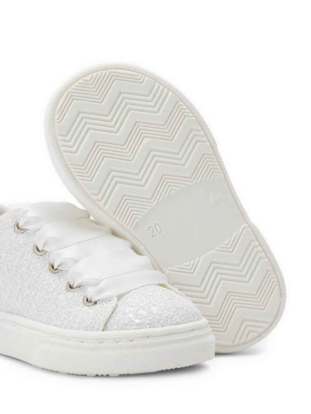 BabyWalker sequin-embellished sneakers White