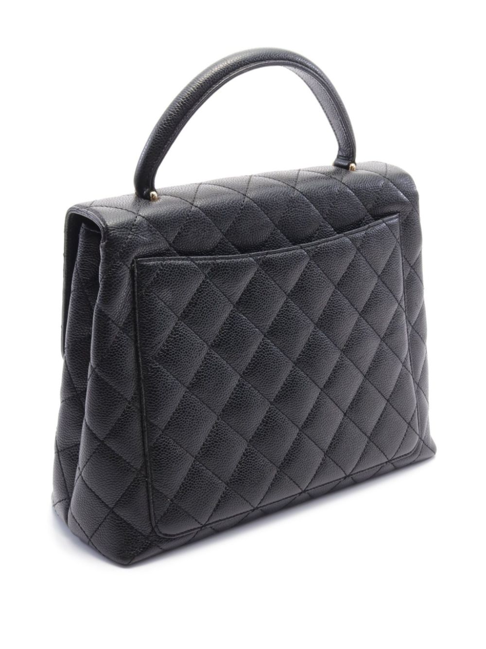 CHANEL Pre-Owned 2002-2003 quilted handbag - Zwart