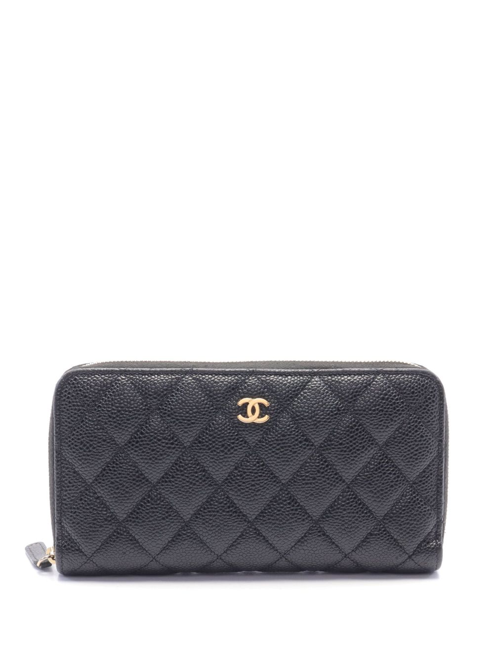 CHANEL 2019 diamond-quilted wallet Women