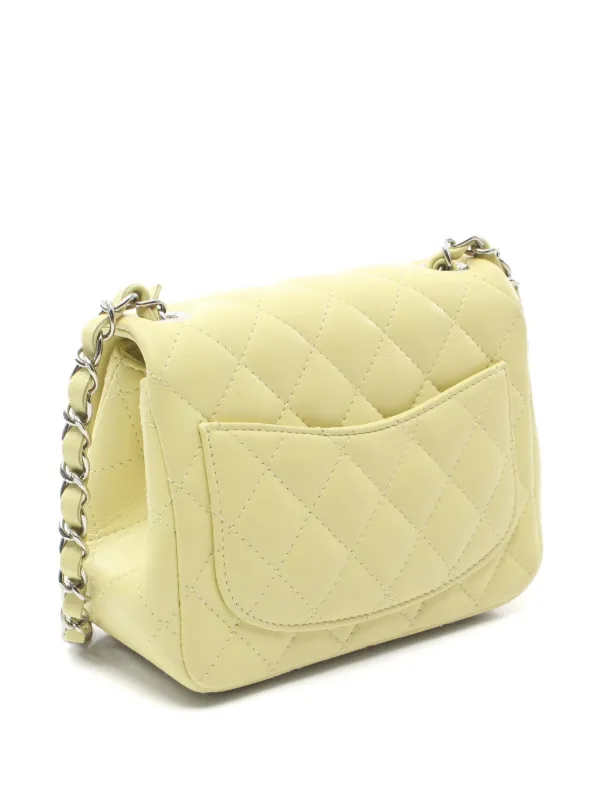 CHANEL Pre-Owned 2021 マテラッセ ショルダーバッグ | イエロー