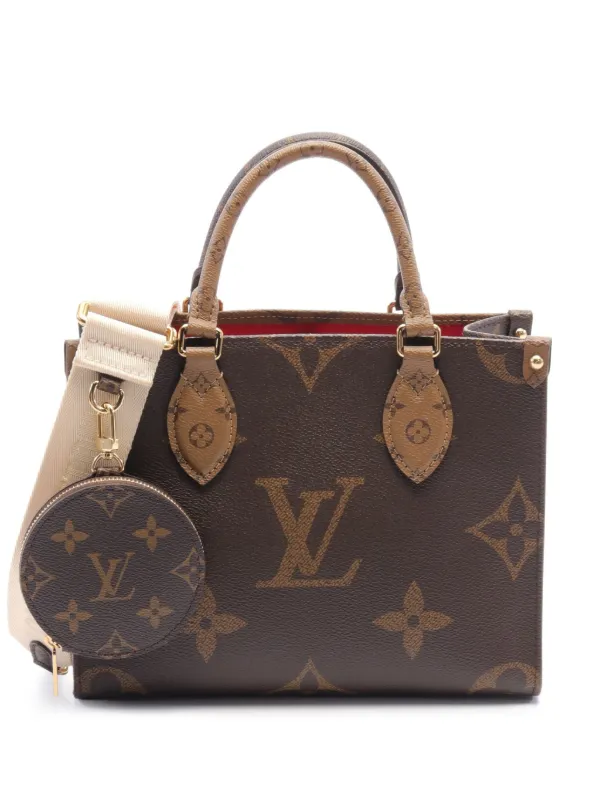 Louis Vuitton Pre Owned 2010s On the Go PM Tote Bag Brown FARFETCH IE