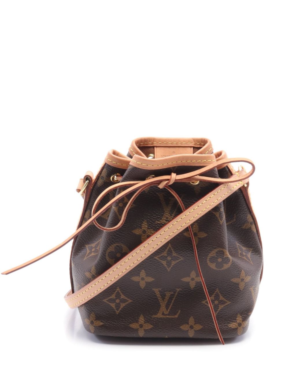 Louis Vuitton Pre-Owned 2020 Nano Noe monogram shoulder bag Bruin