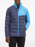 adidas two-tone quilted-design jacket - Blue