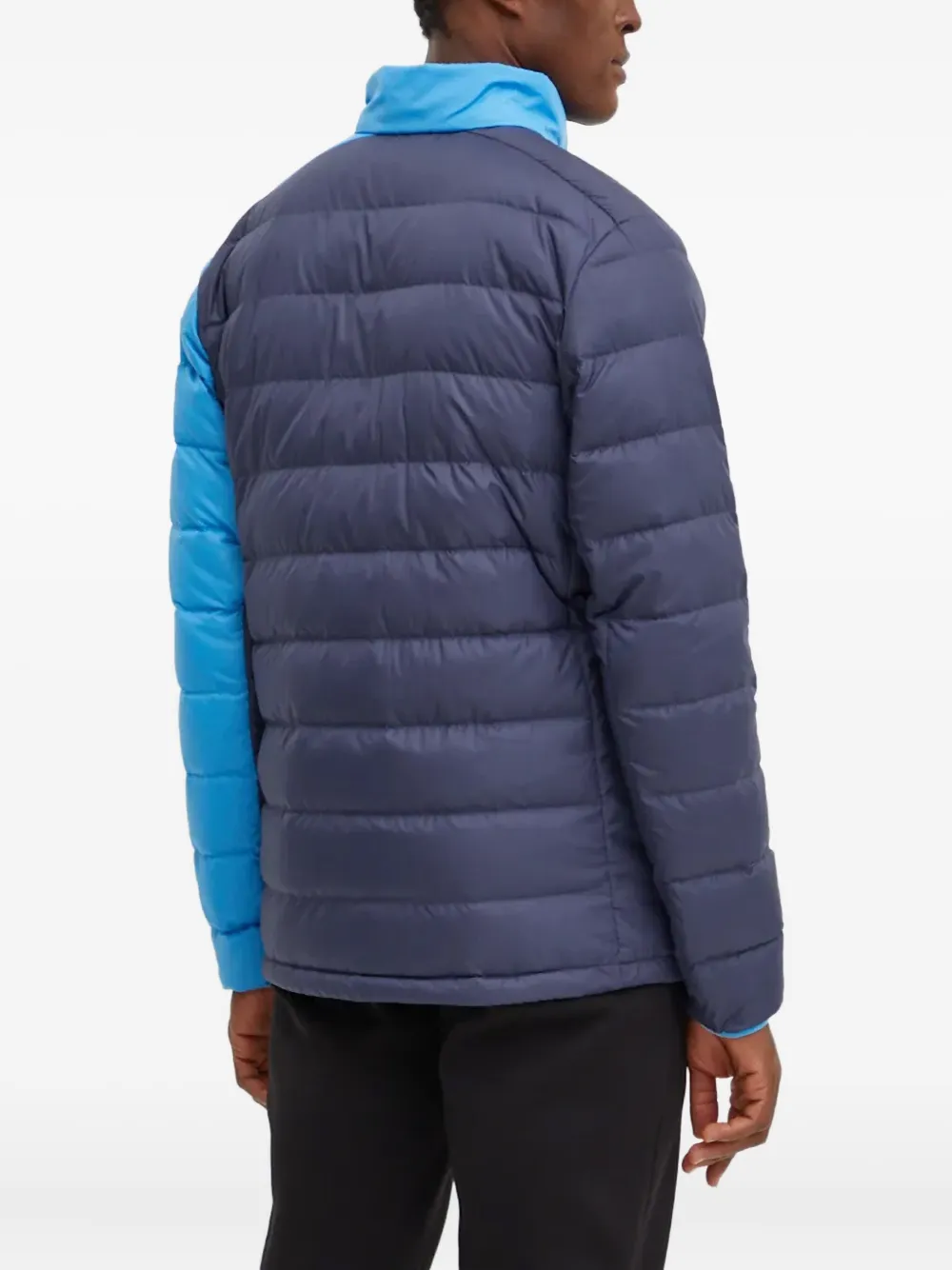 adidas Tweekleurig gewatteerd jack Blauw