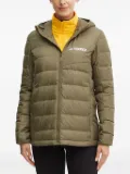 adidas Terrex hooded puffer jacket - Green