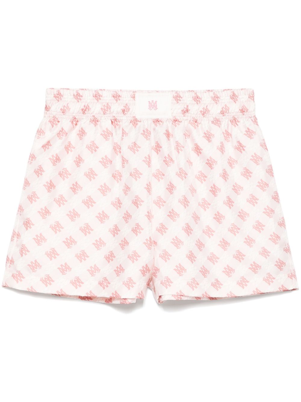 MA logo-print shorts