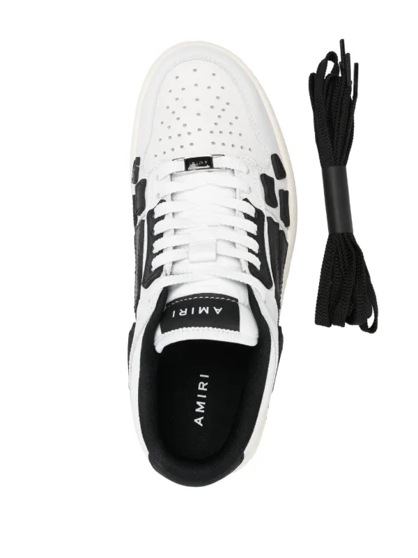 25SS new/AMIRI Skel-Topレザースニーカー Sneakers White AMIRI White Leather Skel Top Sneakers | italist