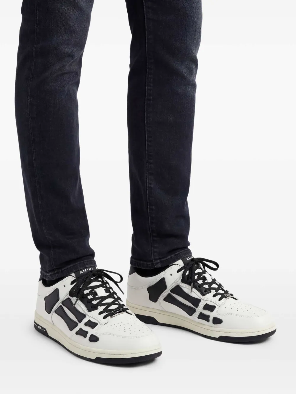 AMIRI Skel-top Sneakers in White, view 2