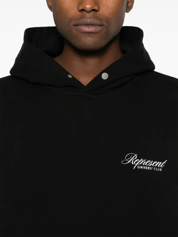Represent オーナーズクラブスクリプトフーディー Represent Owners Club Script Hoodie | Black | FARFETCH