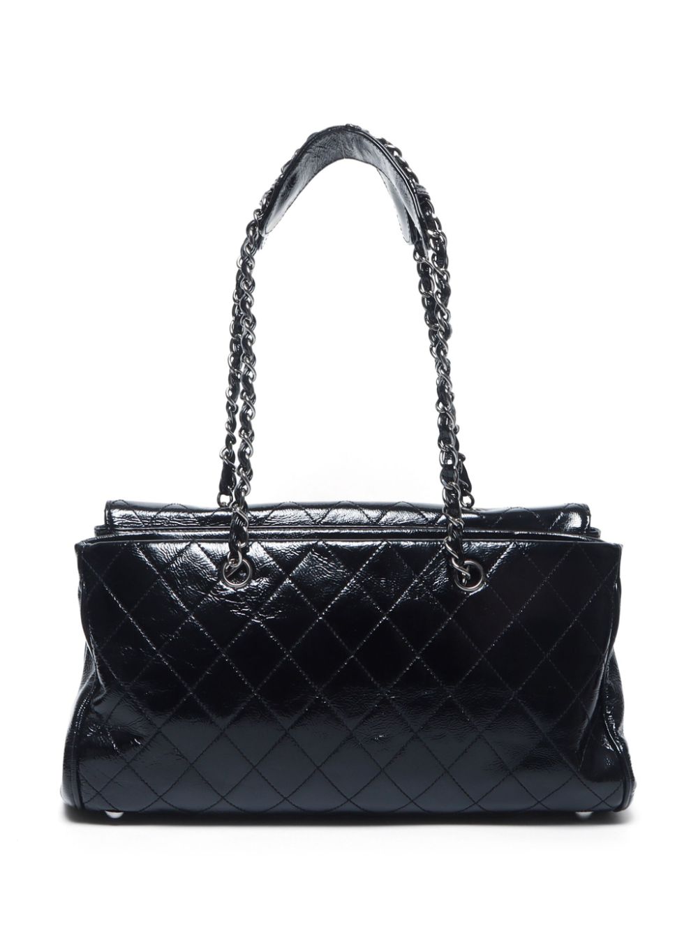 CHANEL Pre-Owned 2005 diamond-quilted shoulder bag - Zwart