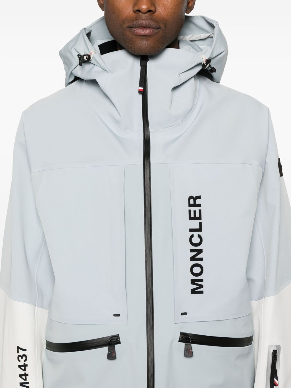 Moncler Grenoble Fussen ski-jack Blauw