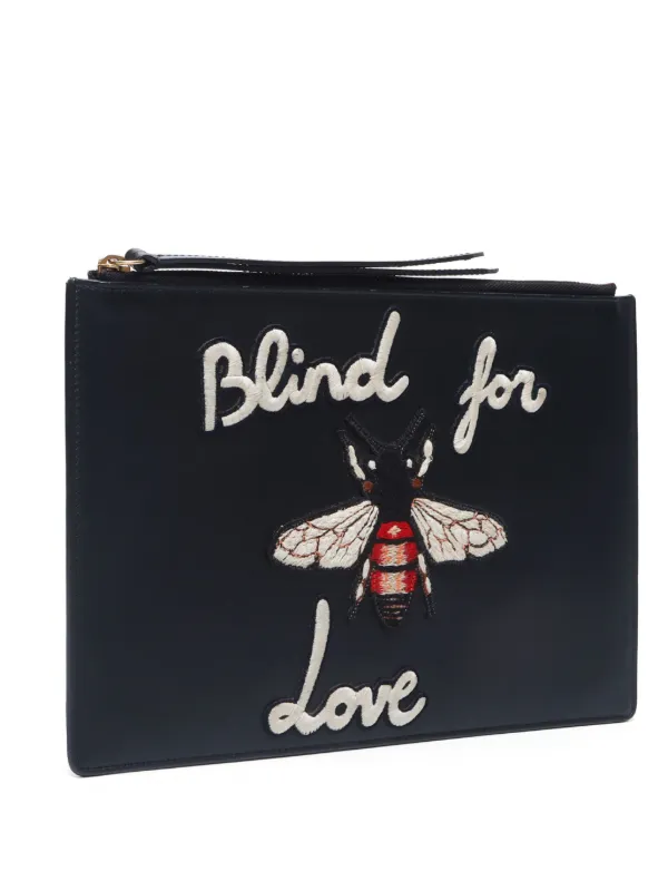 Gucci bee clutch bag on sale