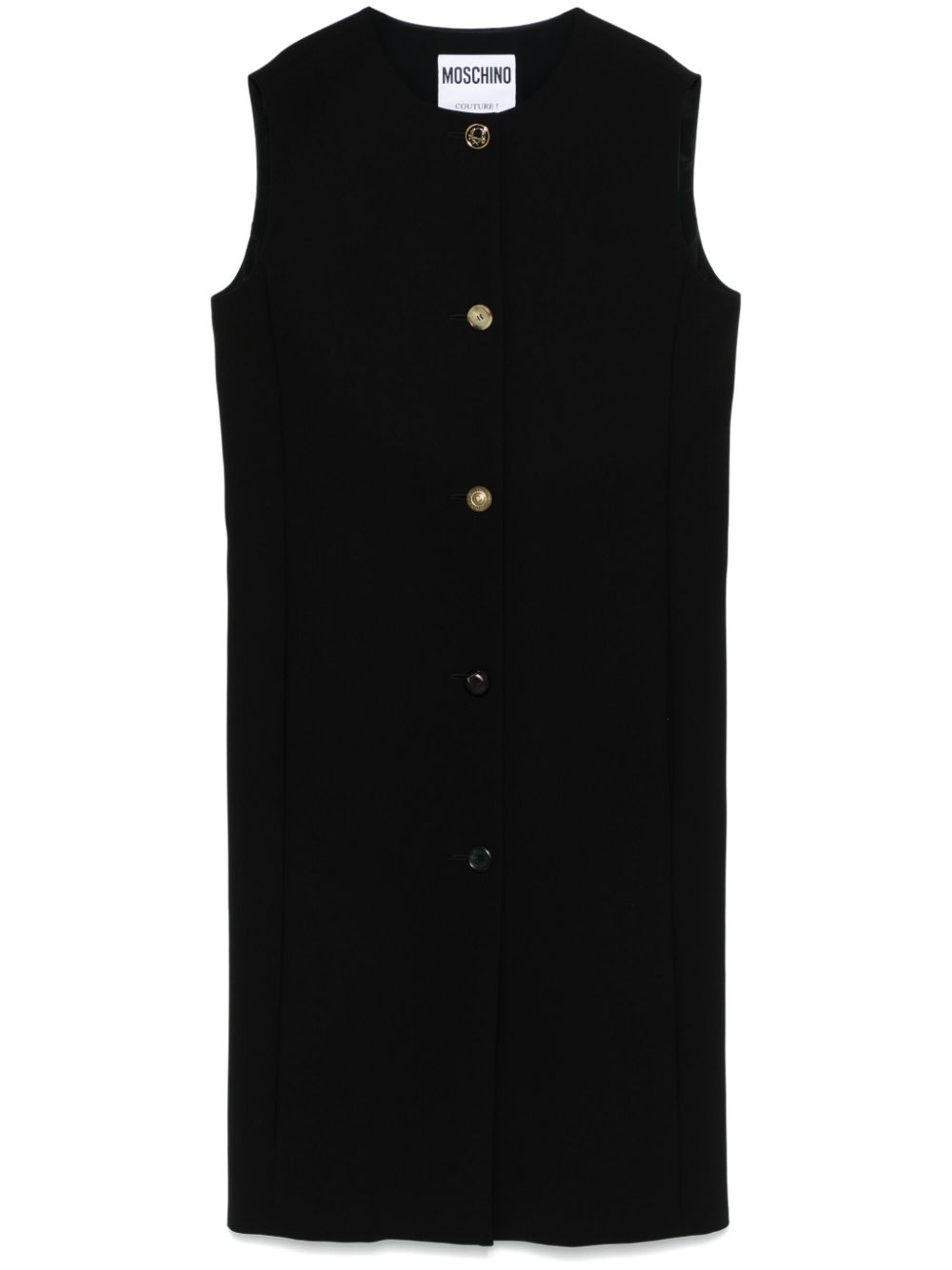 Moschino crepe midi dress - Black