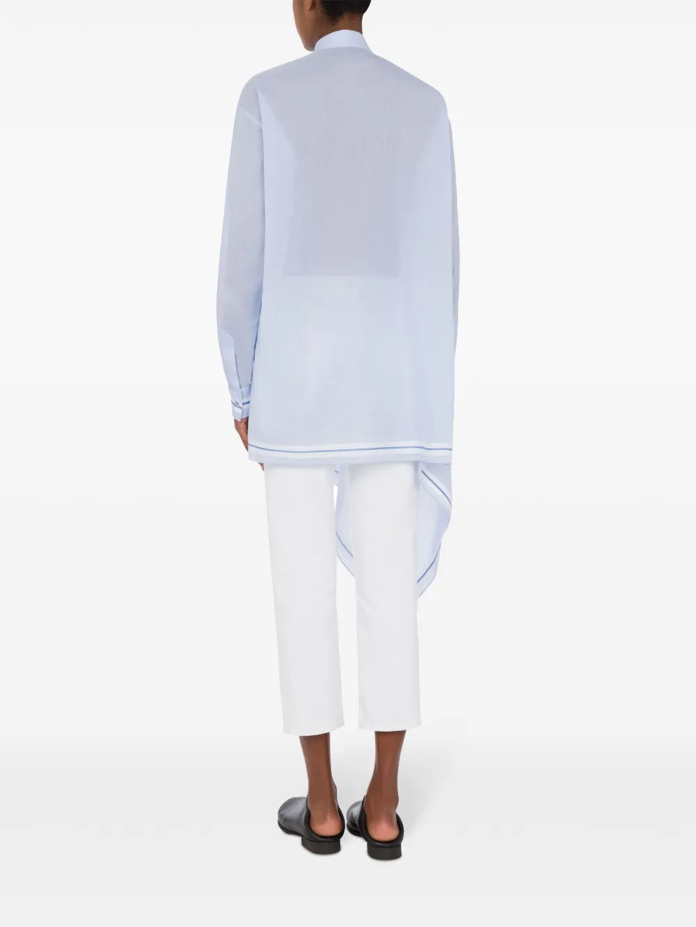 Moschino Asymmetrisch overhemd Blauw